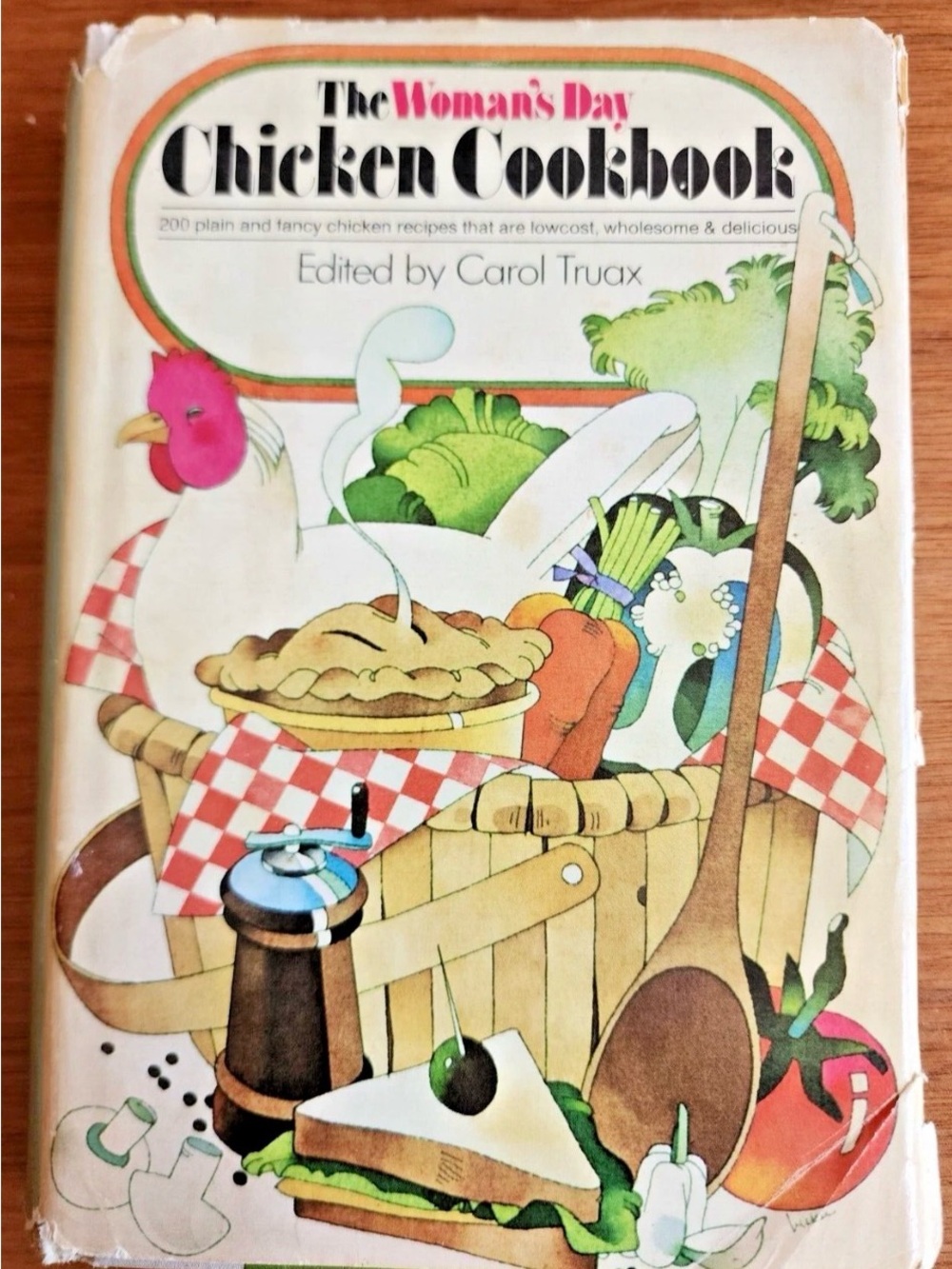 4/$20 Vintage The Woman’s Day Chicken Cookbook Hardcover Carol Truax 1977